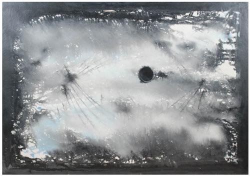 Artwork by Agustí Español Viñas, COMPOSITION, Made of Mixed media on cardboard