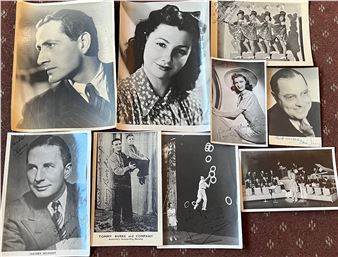 SELECTION OF PHOTOCARDS AND  OF VAUDEVILLE AND VEATRICAL ACTS COLLECTED AT COVENTRY HIPODRONE THEATRE, MANY WITH AUTORAPHS AND DEDICATIONS - Jack Radcliffe