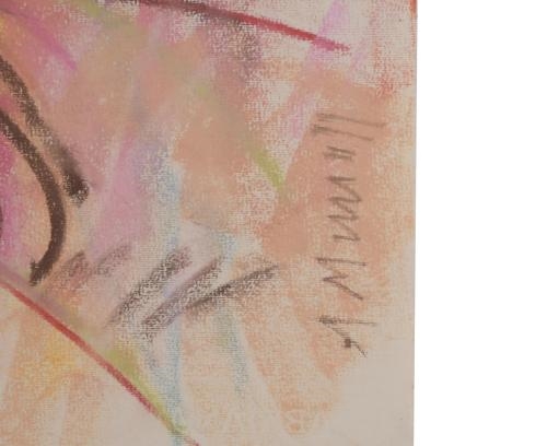 Artwork by Antonio Munill, FEMALE NUDE, Made of Pastel on paper