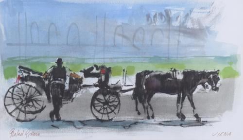 HORSE CART by Rafael Griera i Calderón