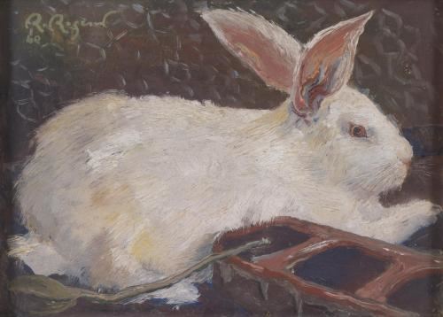 Ramón Rogent | WHITE RABBIT (1940) | MutualArt
