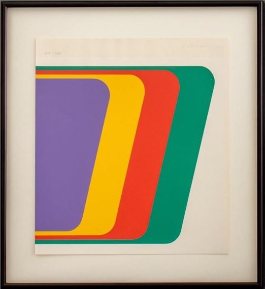Charles Hinman | Charles Hinman Kinetic Composition Serigraph (Circa ...
