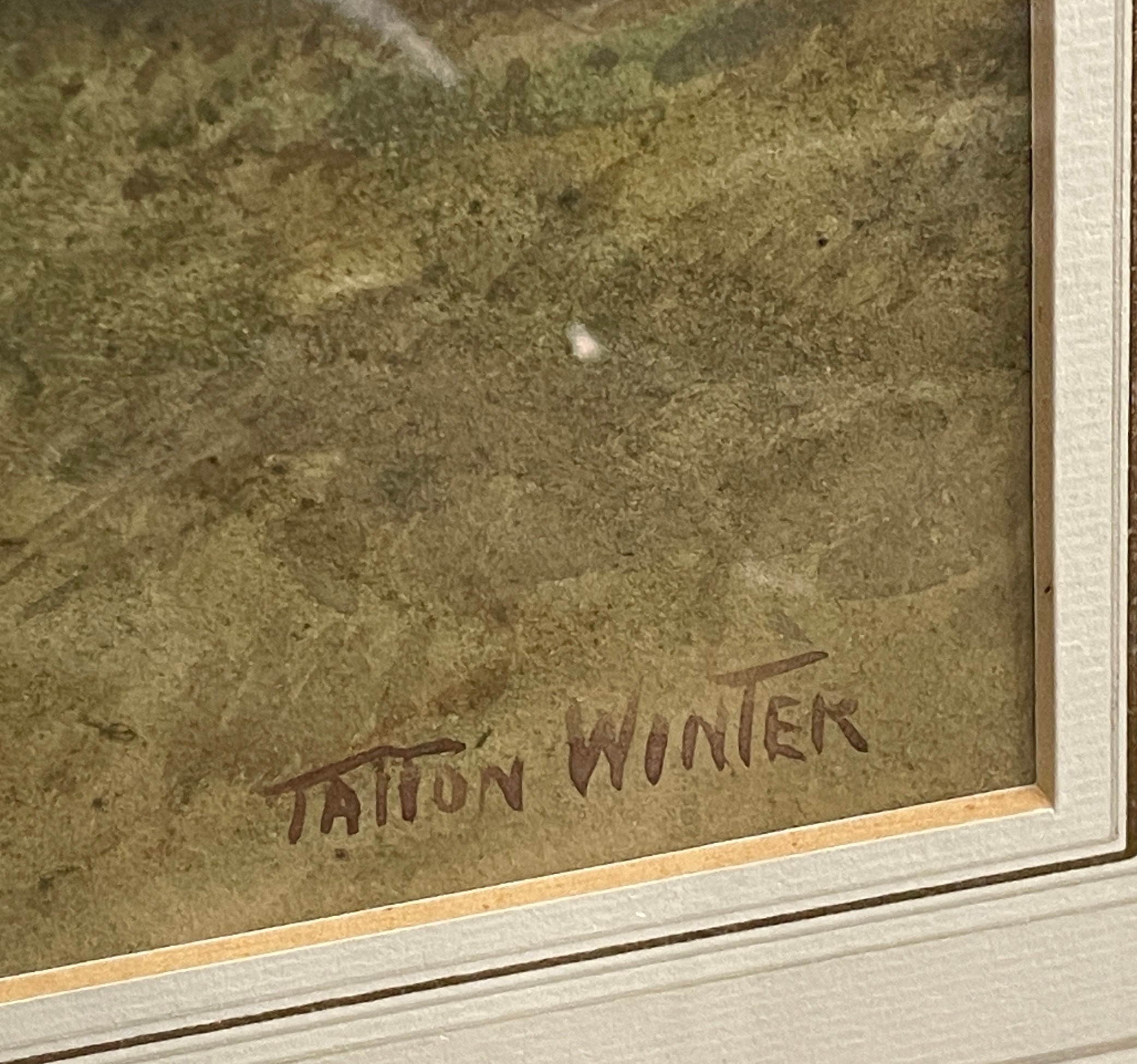 William Tatton Winter | WILLIAM TATTON WINTER RBA - WATERCOLOUR THE ...