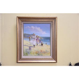 Judy Talacko. 98. The Windy Way. Oil on board - Judy Talacko