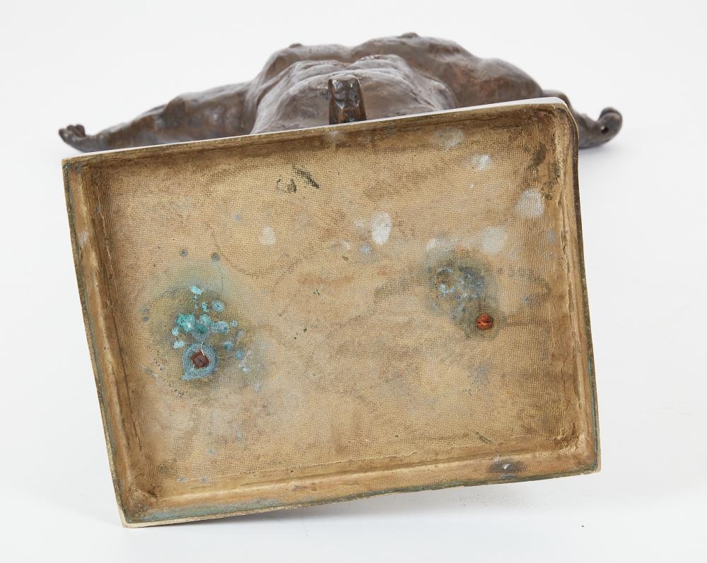 Artwork by Francisco Stockinger, torso, Made of patinated bronze