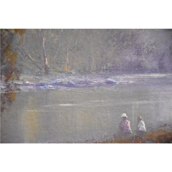 Wykeham Perry | Wykeham Perry. Lake Pondering. Oil on board. Signed ...