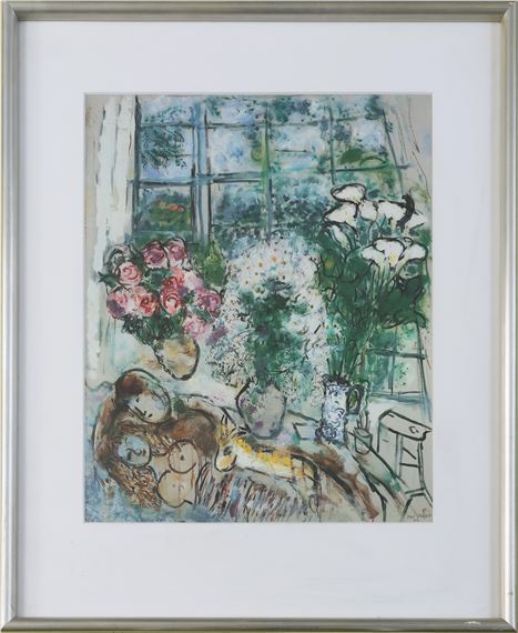 Marc Chagall | The White Window (1955) | MutualArt