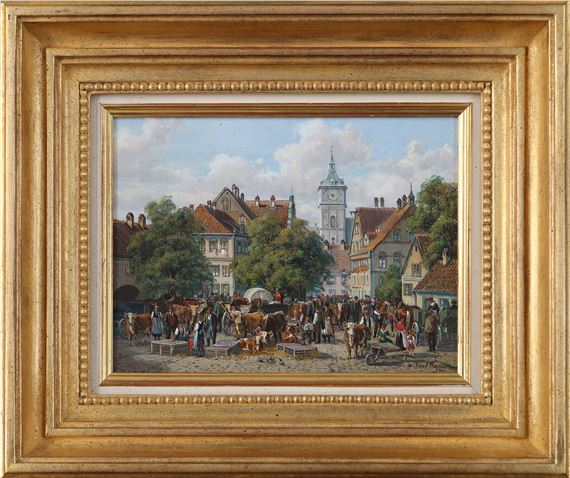 Viehmarkt in Altstadt by Hubert Kaplan