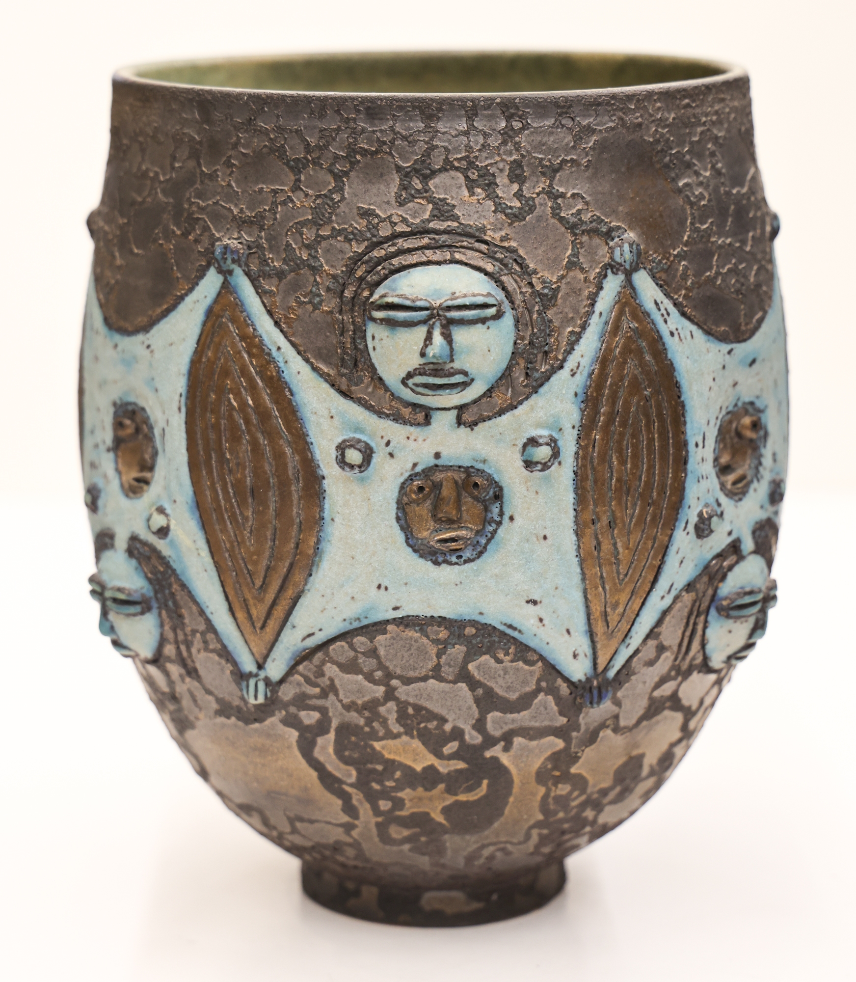 Edwin & Mary Scheier | Mary & Edwin Scheier Black Volcanic Vessel ...