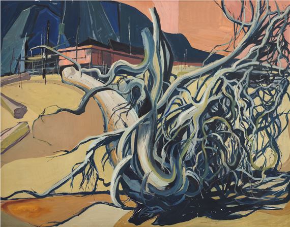 Marjorie Bonath ''Driftwood'' Oil - Marjorie Mcphail Bonath