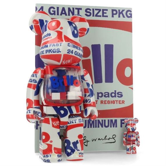 BE@RBRICK「ANDY WARHOL Brillo 100％ & 400％」アンディ・ウォーホル