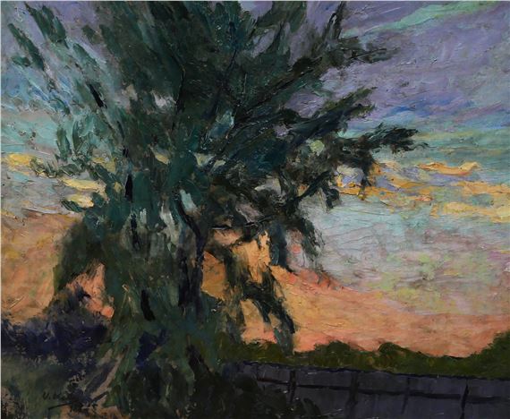 The Lonely Tree by Vasile Velisaratu, (1)928