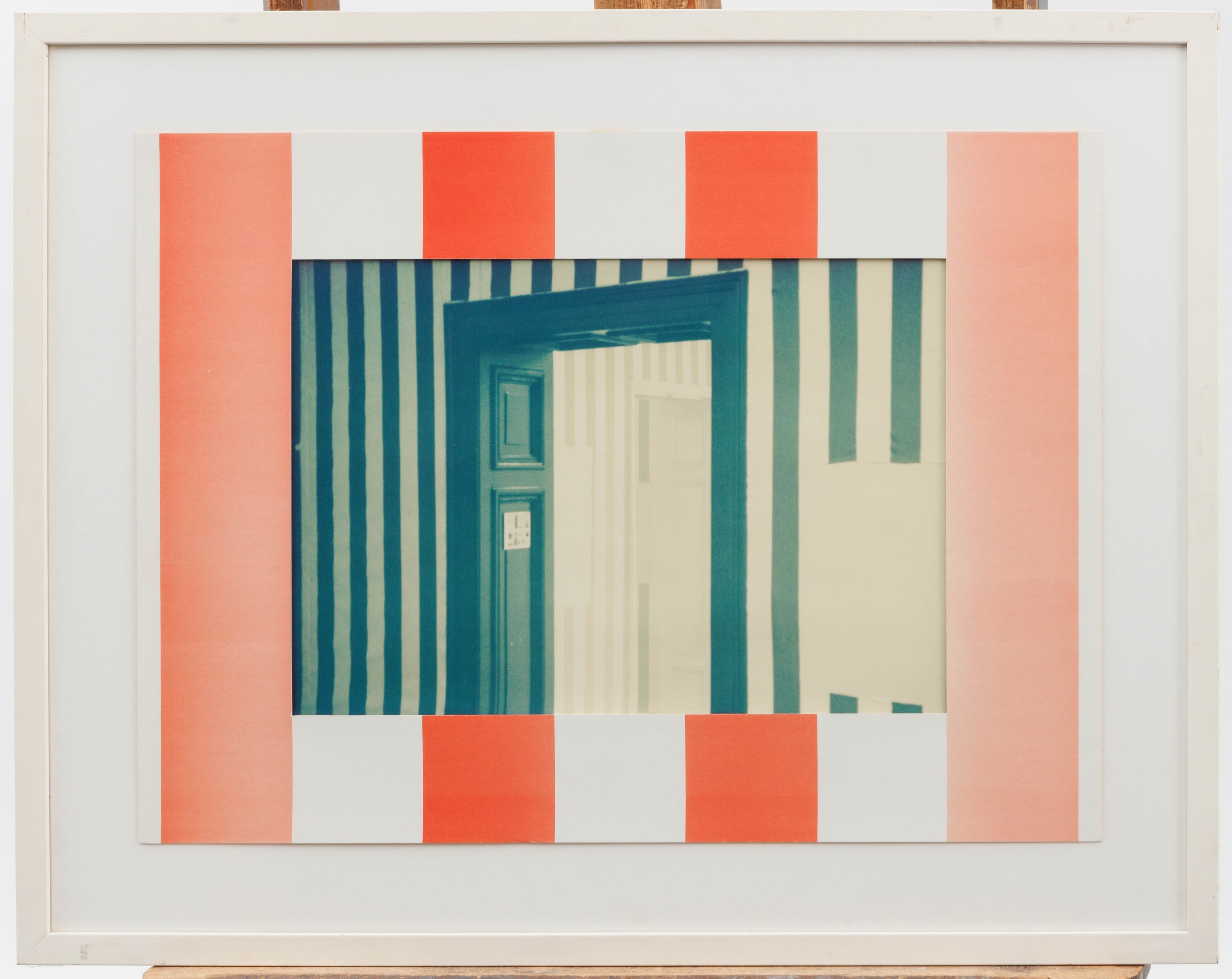 Artwork by Daniel Buren, Untitled, Made of Offset print and colour photograph