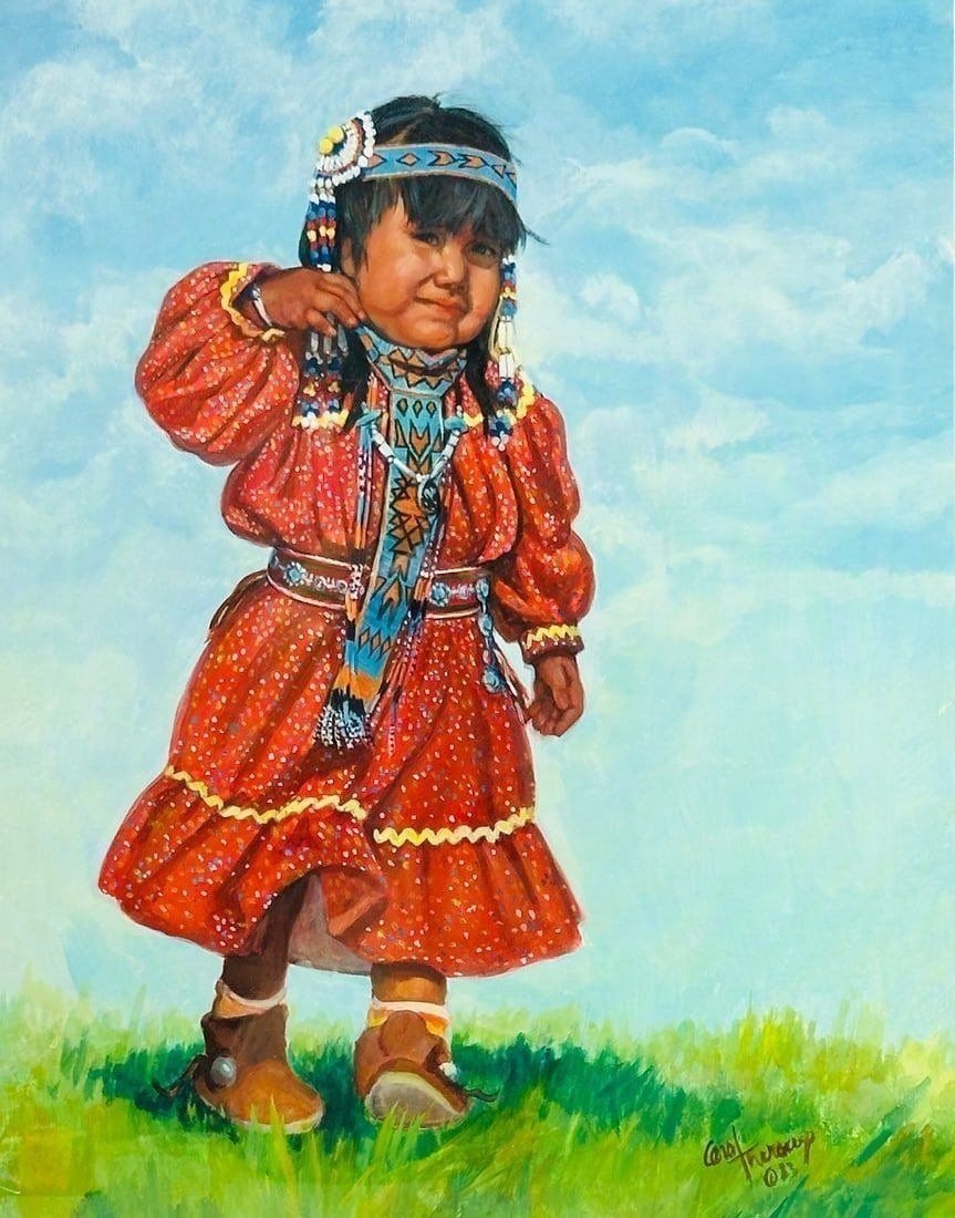 Artwork by Carol Theroux, SUNDAY BEST