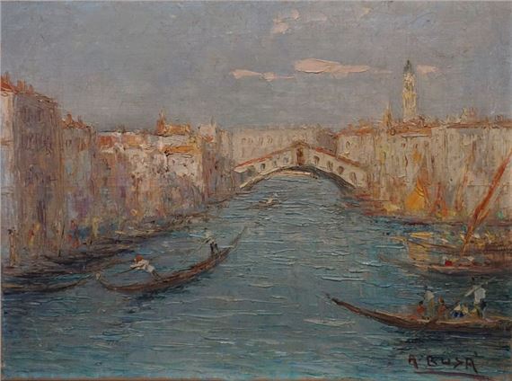 A. Busa | Canal in Venice | MutualArt