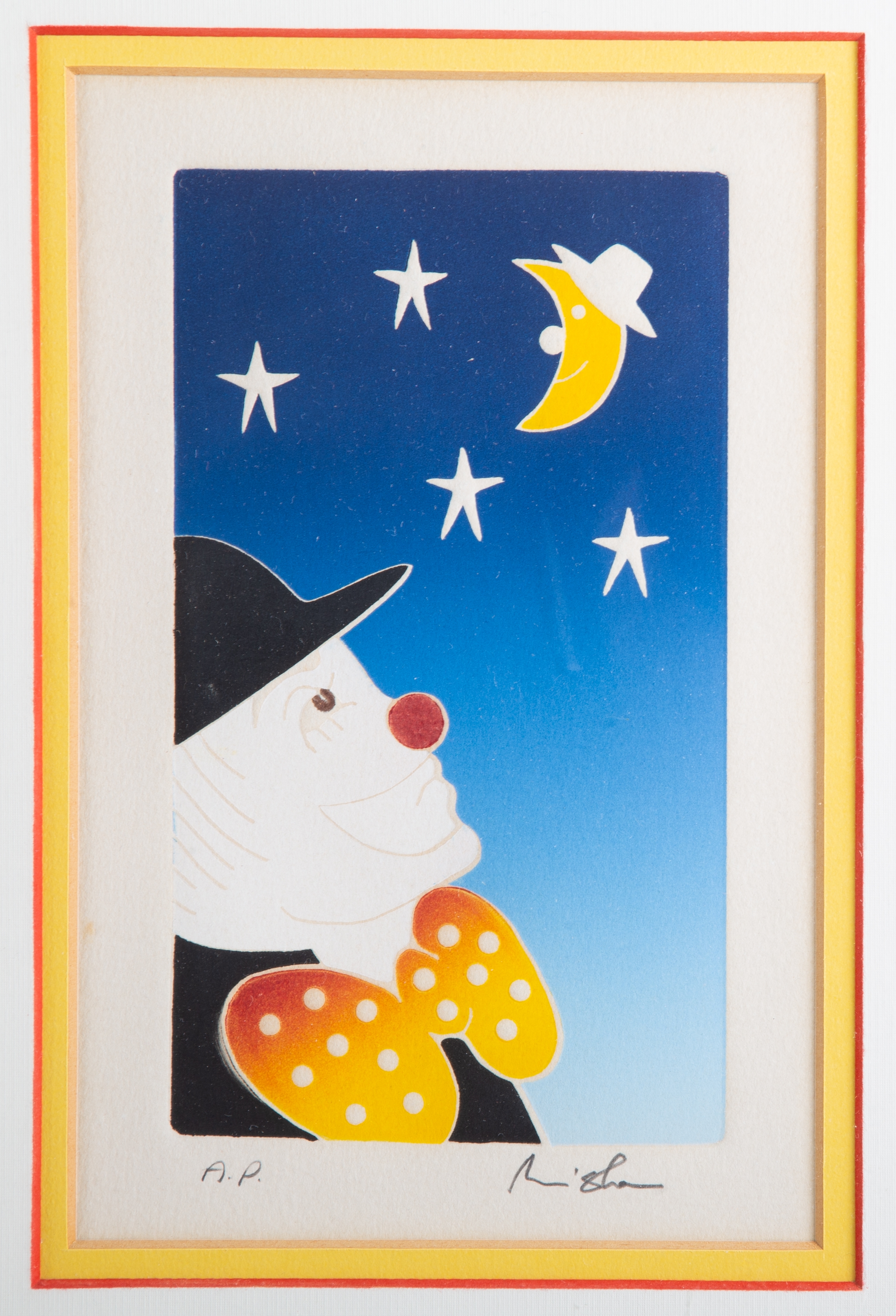 Artwork by Joseph Pescenke, Commedia Dell 'Arte I-B, Made of etchings