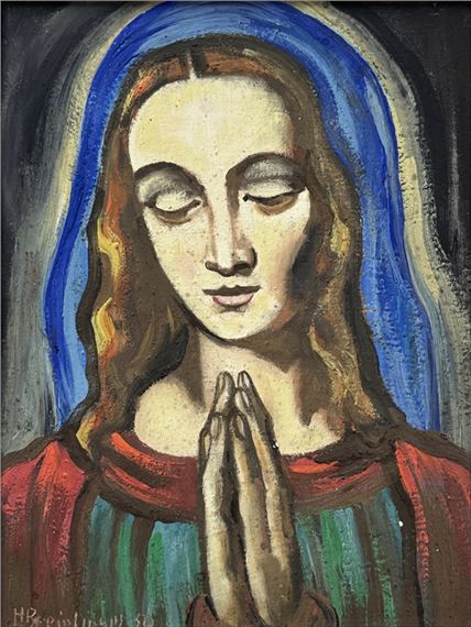 Ohne Titel by Hans Breinlinger, dated 1950