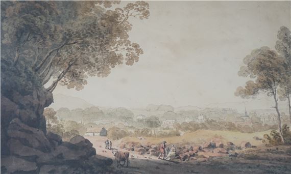 ‘Greenock’ by George Heriot, dated 1806
