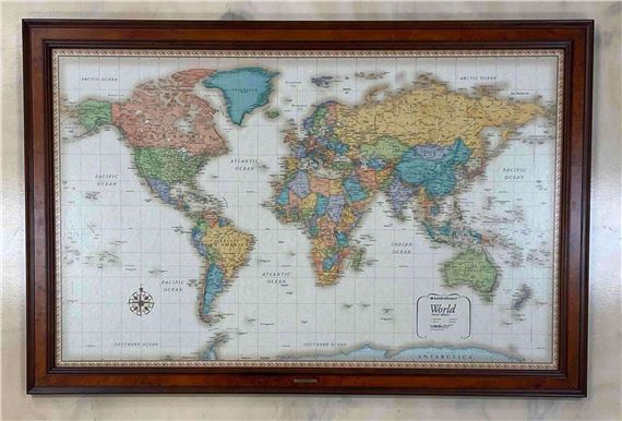 Rand Mcnally Classic World Wall Map - Laminated | Meses Sin Interés