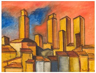 Veduta urbana - Nino Melloni