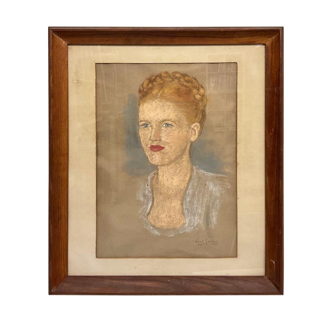 Lisel Salzer | study of a young female (1949) | MutualArt