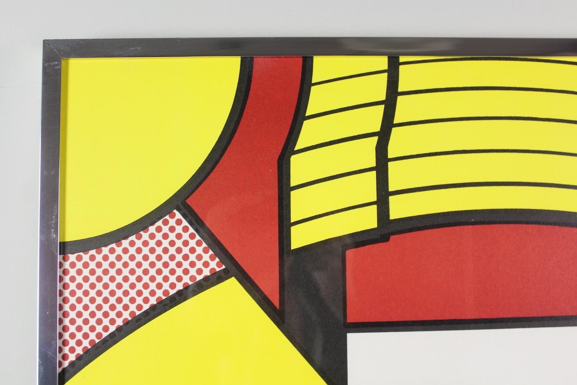 Roy Lichtenstein | Roy Lichtenstein Exhibition Poster Stedelijk Museum ...