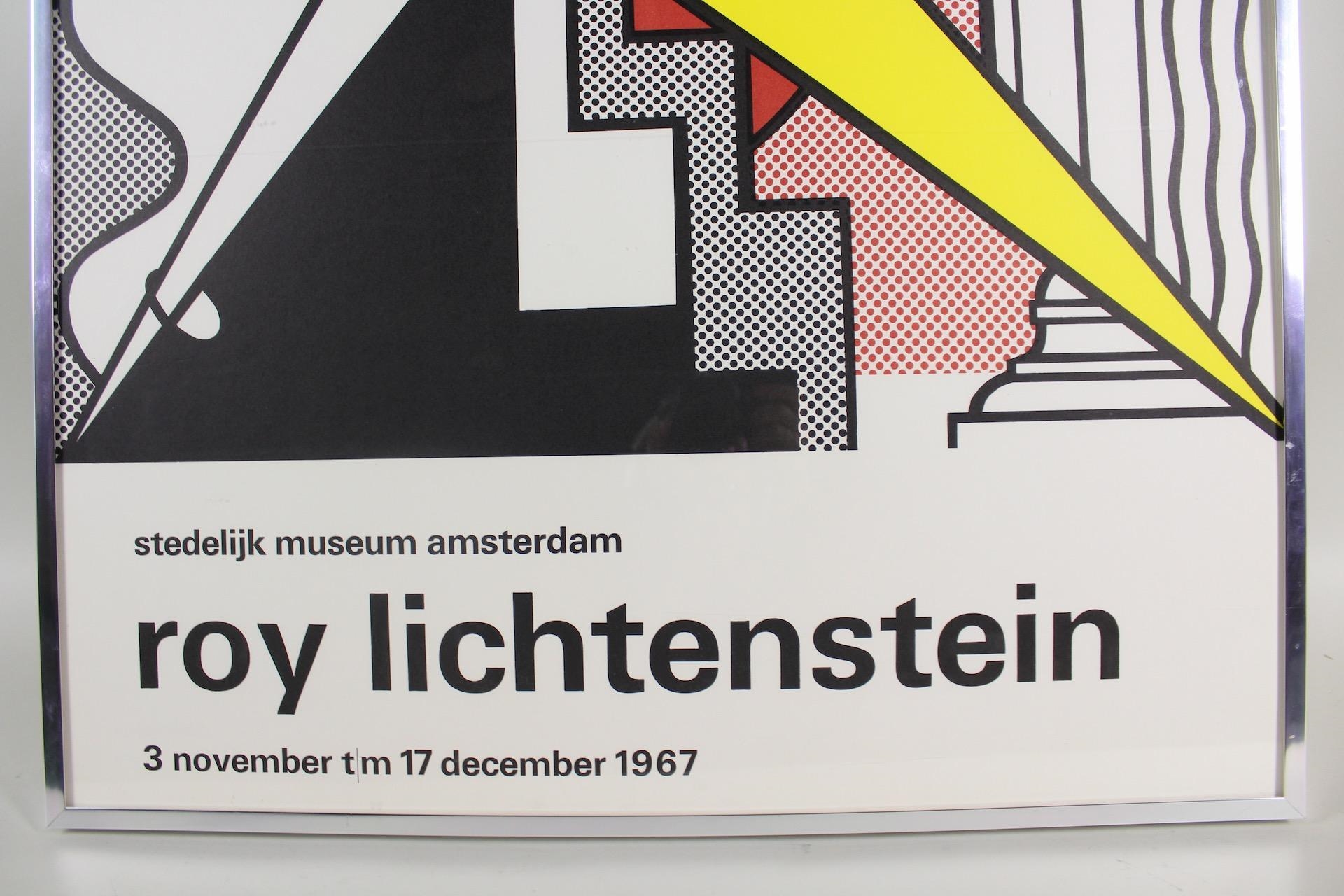 Roy Lichtenstein | Roy Lichtenstein Exhibition Poster Stedelijk Museum ...