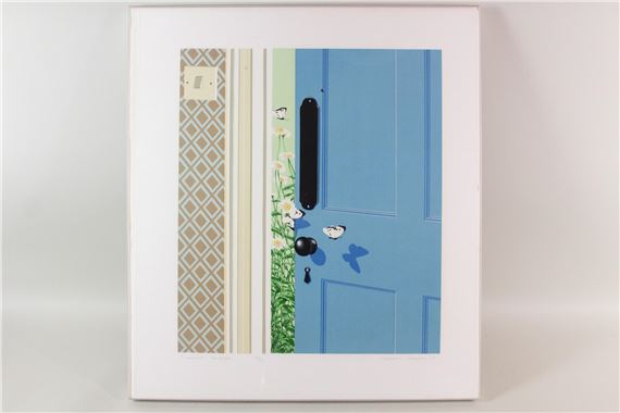 Terence Warren Screenprint "Summer Visitors" 1977 by Terence Warren, 1977