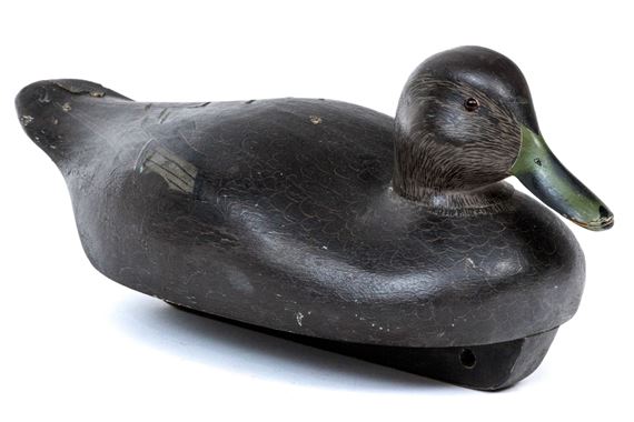 Ken Harris Artisan Carved And Painted Duck Decoy by Ken Harris