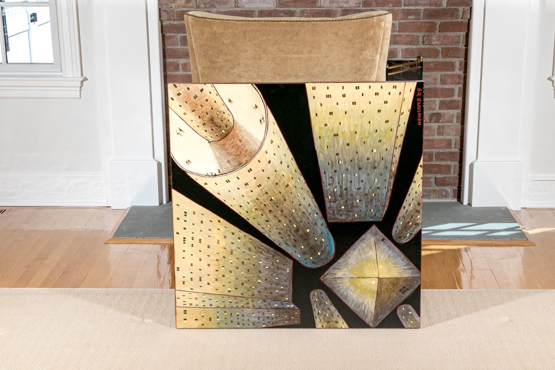 Artwork by John Newcomb, John Newcomb (American 1937 - 2022) View From Above