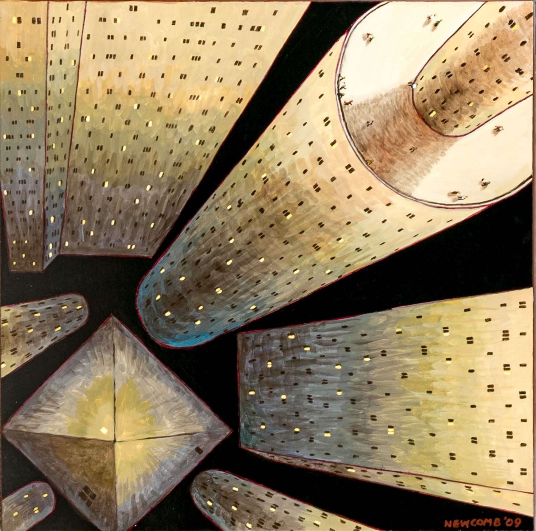 Artwork by John Newcomb, John Newcomb (American 1937 - 2022) View From Above