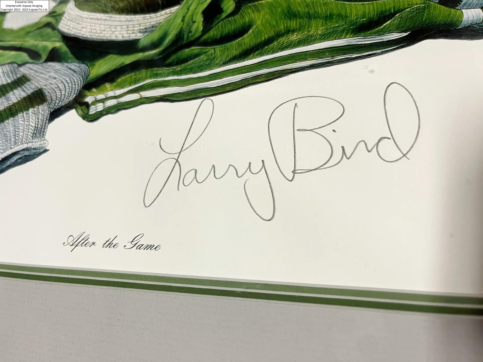 Allen Hackney | After the game Larry Bird | MutualArt