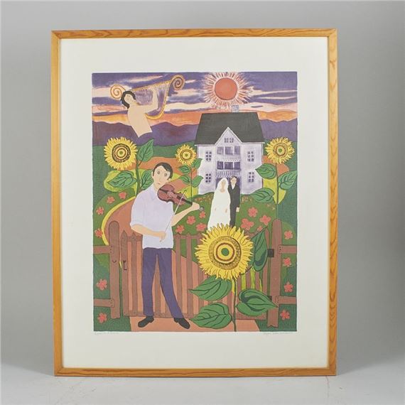 Sweden. Brudpar. Signed by Kejsar Calle Sunesson, July 15