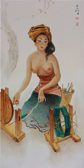 LEE MAN FONG | The Spinner (Gadis Memintal