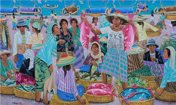 TIO TJAY | Fish Market (Pasar Ikan), 2018 by Tio Tjay, 2018