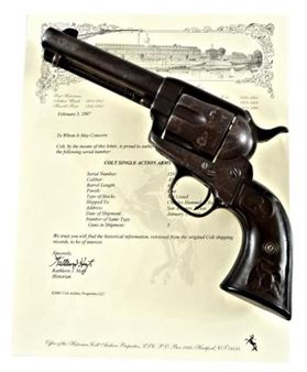 Colt Model 1873 SAA .45 San Antonio Texas Shipped - Charles Hummel