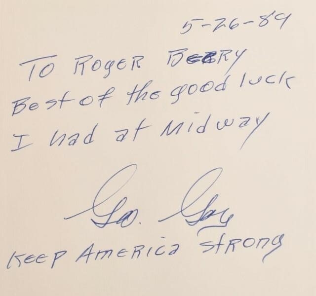 Artwork by George Gay, 2 "Sole Survivor" Signed Hardcover Books