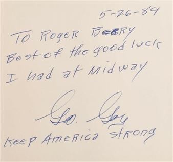 2 &quot;Sole Survivor&quot; Signed Hardcover Books - George Gay