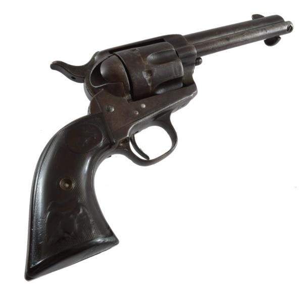 Artwork by Charles Hummel, Colt Model 1873 SAA .45 San Antonio Texas Shipped