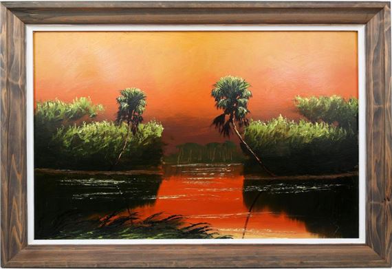 ALFRED HAIR FLORIDA HIGHWAYMEN FIRE SKY SUNSET