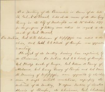 General Nathan Bedford Forrest Death Resoltions - Robert Hutchinson