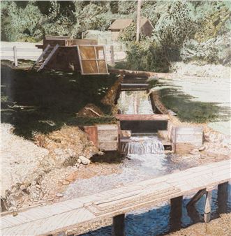 TOM FAWKES ACRYLIC ON CANVAS - Tom Fawkes