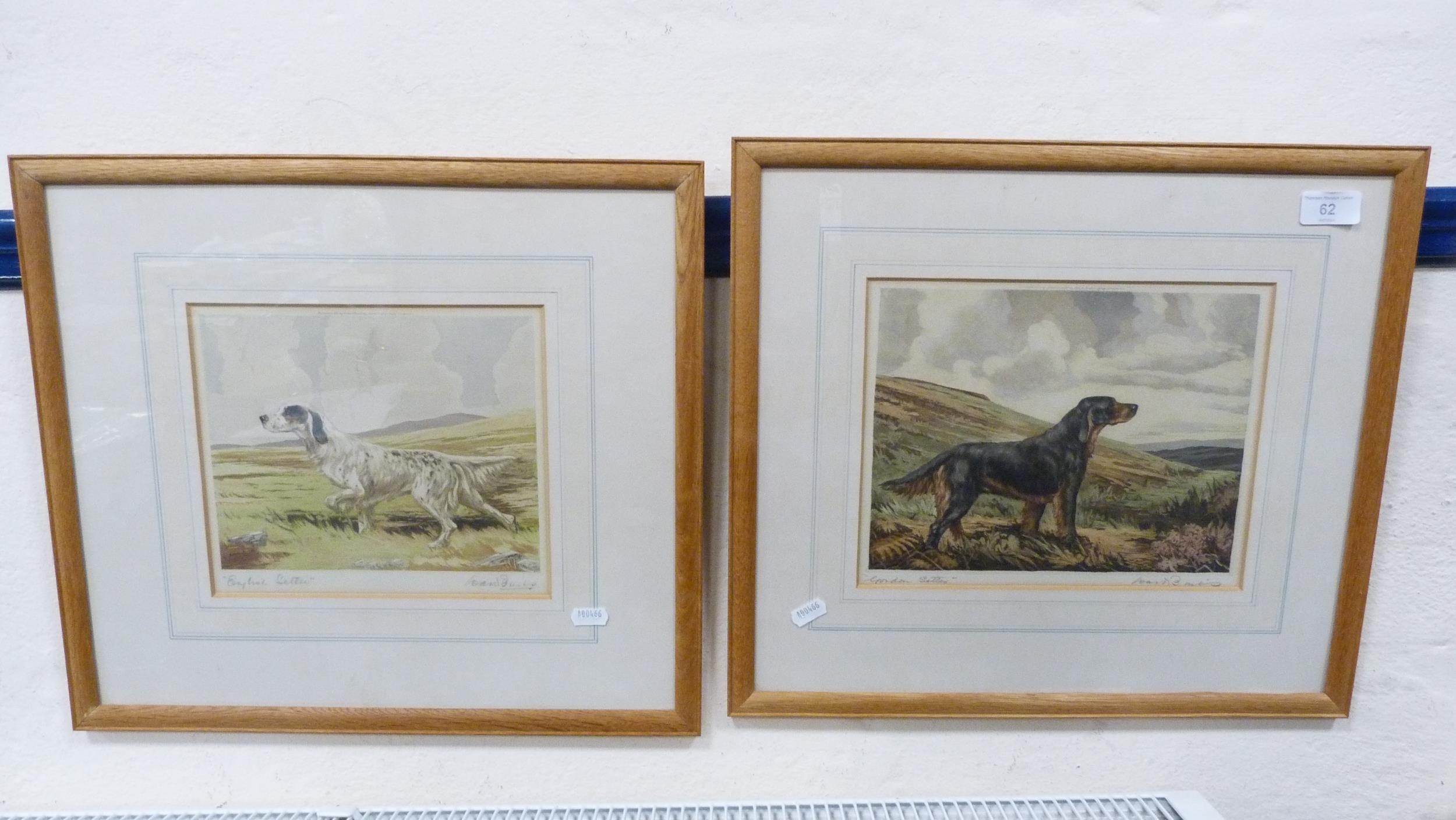 Reuben Ward Binks | Gordon Setter and an English Setter | MutualArt