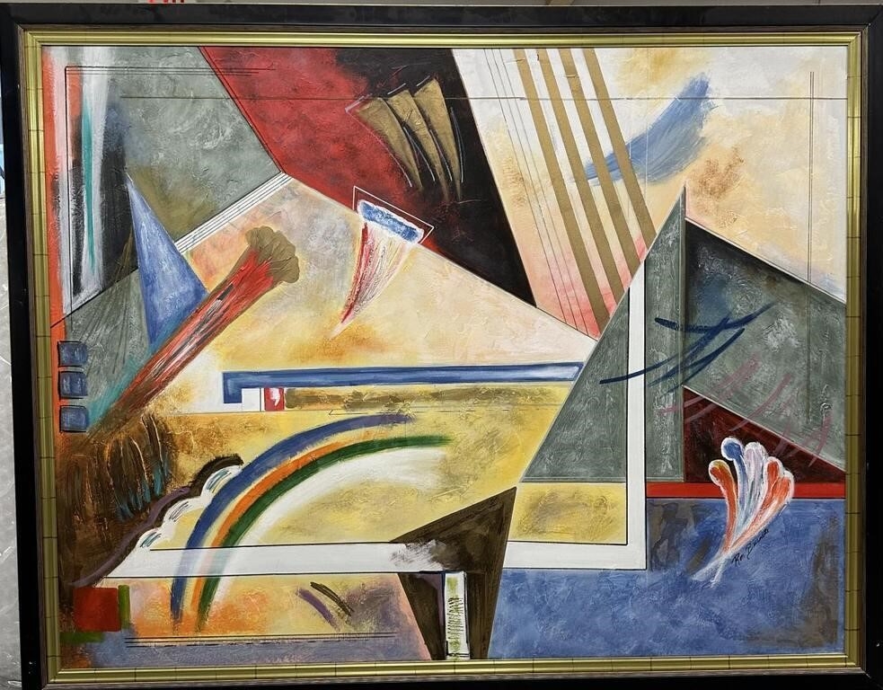 Artwork by Ron Burnett, Abstract, Made of oil on canvas