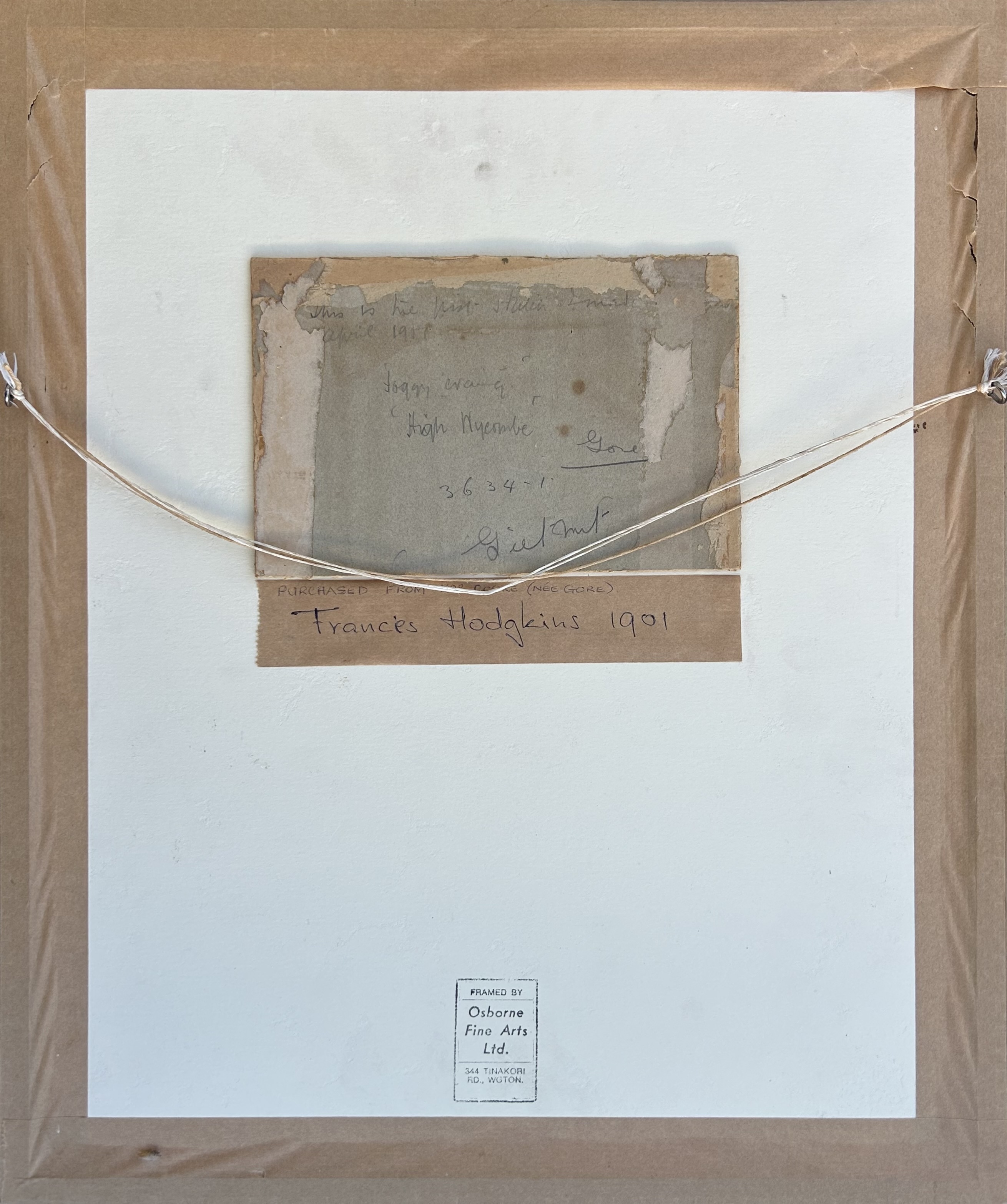 Artwork by Frances Hodgkins, Village Scene, Made of Watercolour