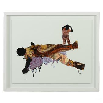 Stan Squirewell b1978 Who Shot Money Pen on Print - Stan Squirewell