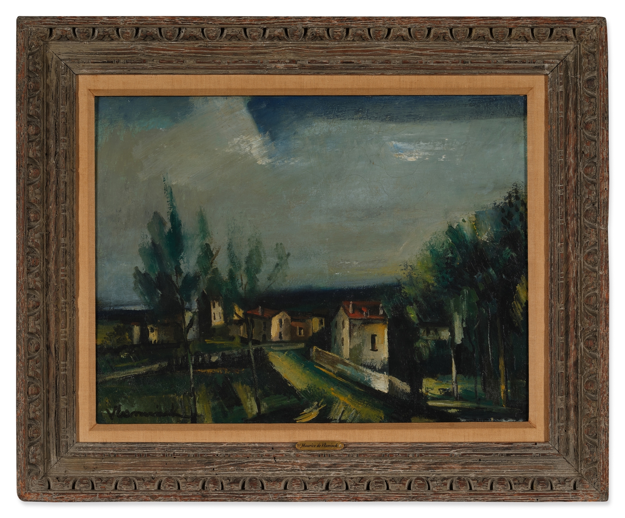 Artwork by Maurice de Vlaminck, Paysage, Made of oil on canvas