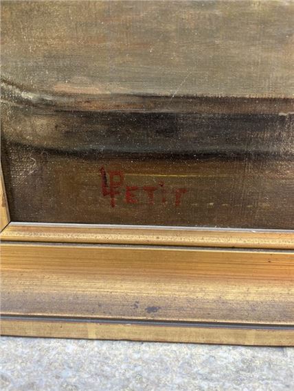 Nature morte aux pêches by Louis Petit