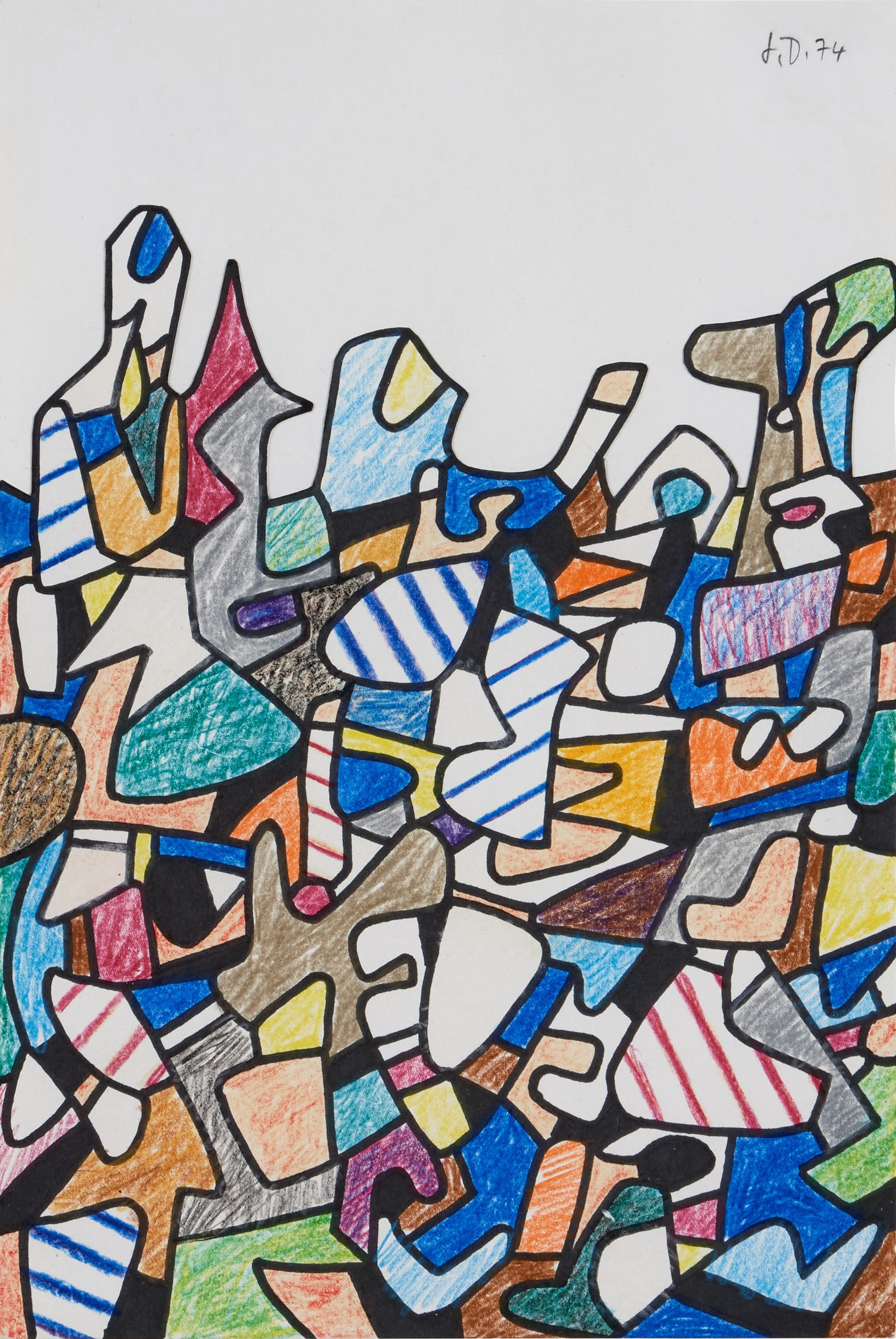 Jean Dubuffet | LE COUVERT (1944) | MutualArt