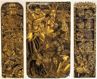 Flathead Printmakers:  2024 Flatbed Community Members Exhibition & Tom Huck’s Electric Baloney Land - Flatbed Center for Contemporary Printmaking